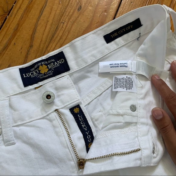 NWT Lucky Brand The Cutoff White Shorts size 28 - Picture 3 of 5